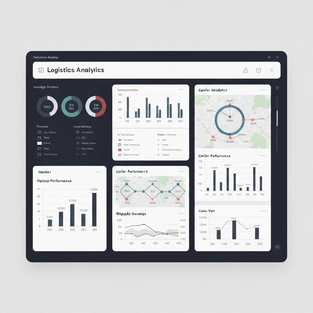 Transportation intelligence dashboard with analytics